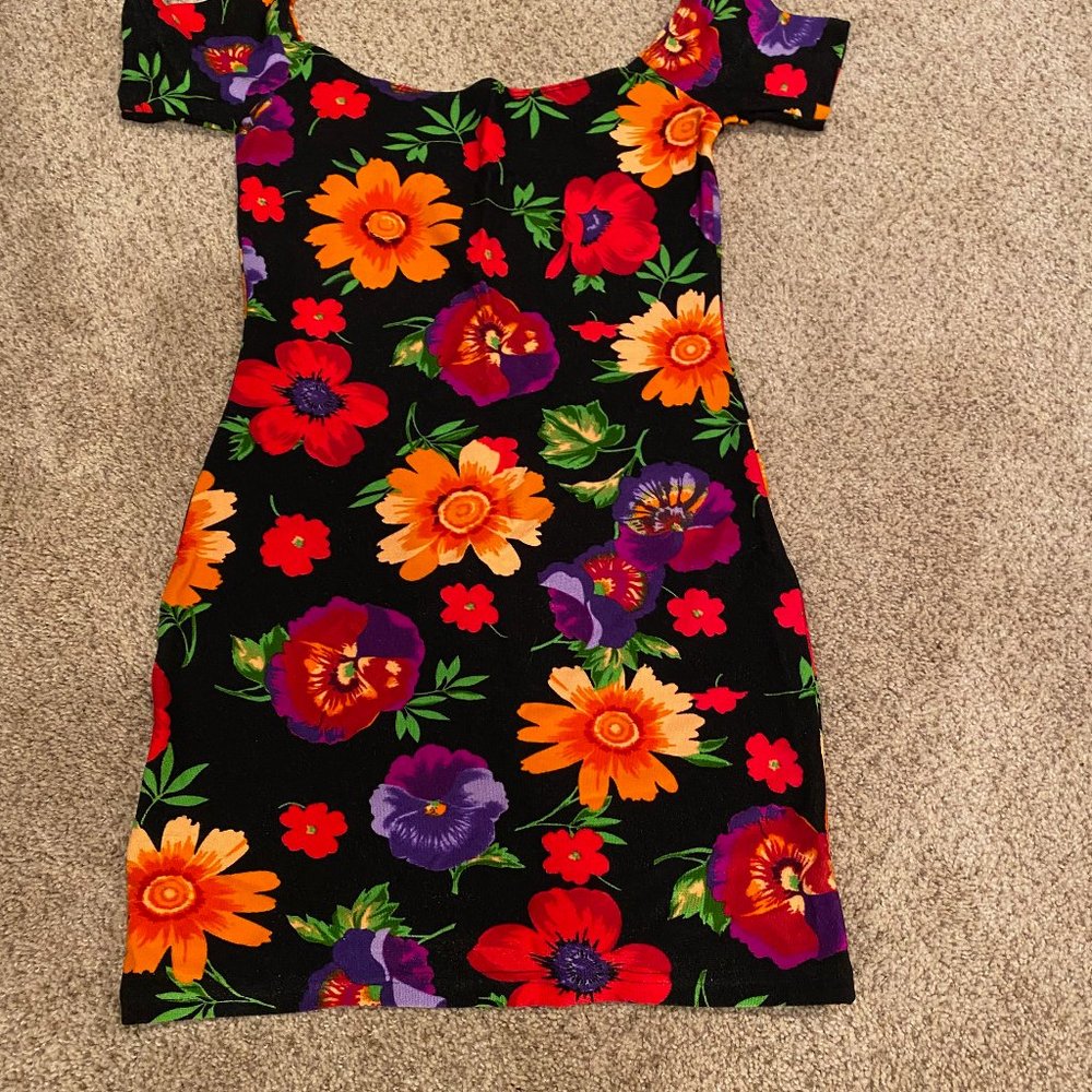 Black Flower Dress - Not for Sale Currently